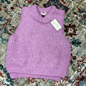 Pink/purple sweater vest